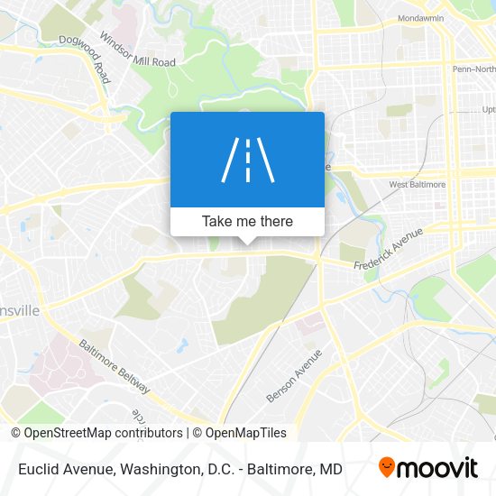 Euclid Avenue map