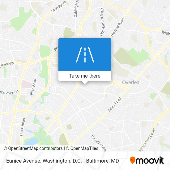 Eunice Avenue map