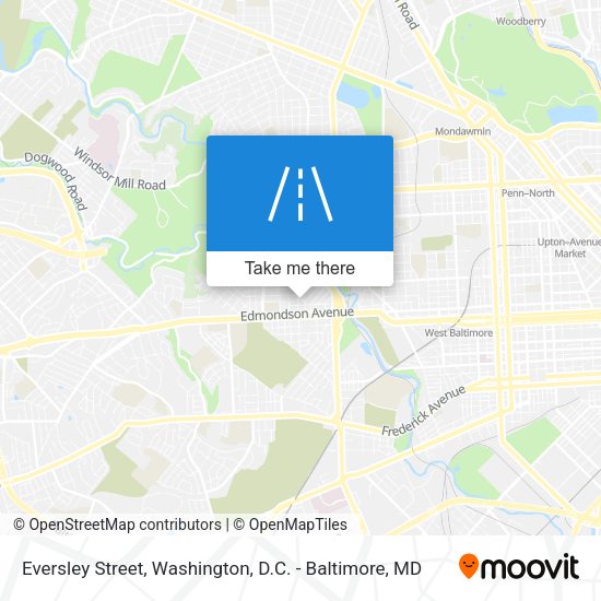 Mapa de Eversley Street