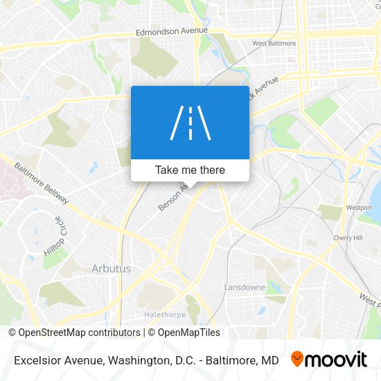 Excelsior Avenue map
