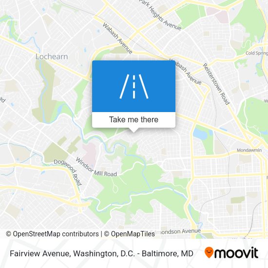 Fairview Avenue map