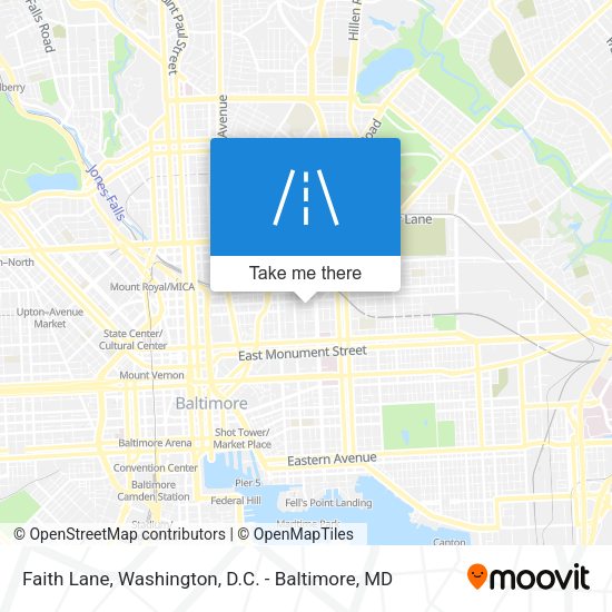 Faith Lane map
