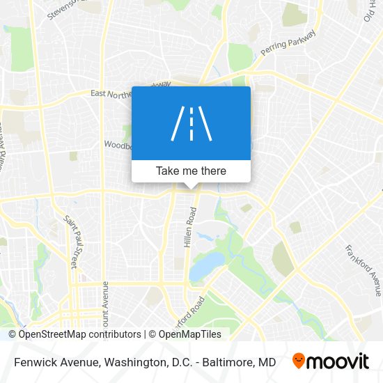 Fenwick Avenue map
