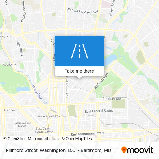 Mapa de Fillmore Street