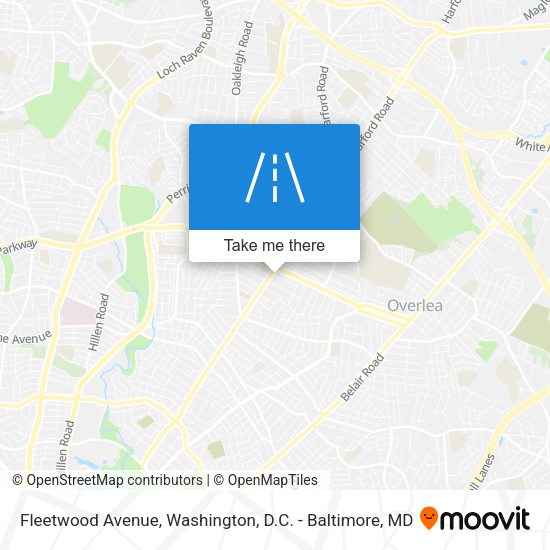 Fleetwood Avenue map