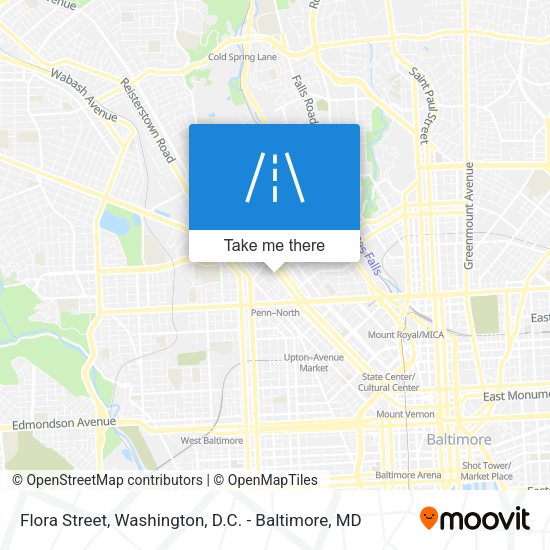 Mapa de Flora Street