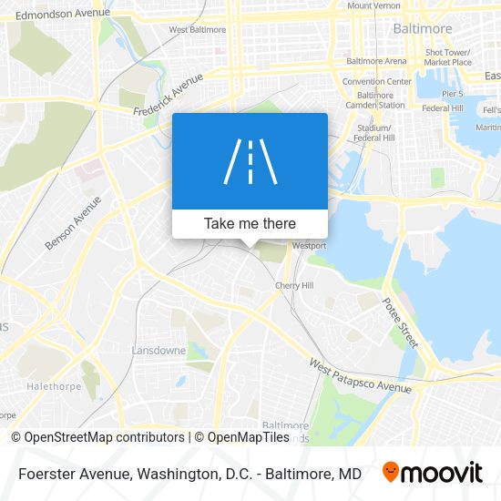 Foerster Avenue map