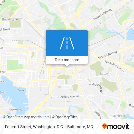 Folcroft Street map