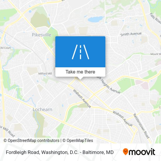Fordleigh Road map