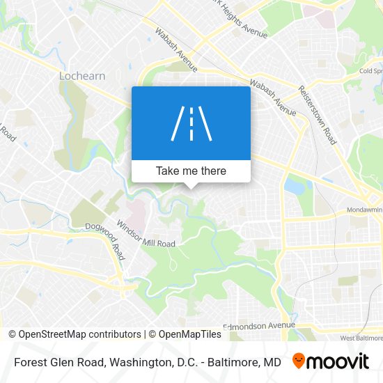 Mapa de Forest Glen Road