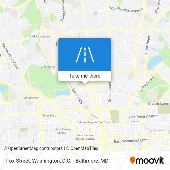 Mapa de Fox Street