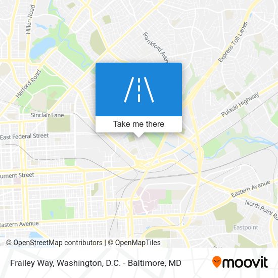 Frailey Way map