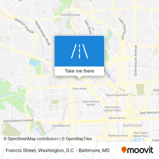 Mapa de Francis Street