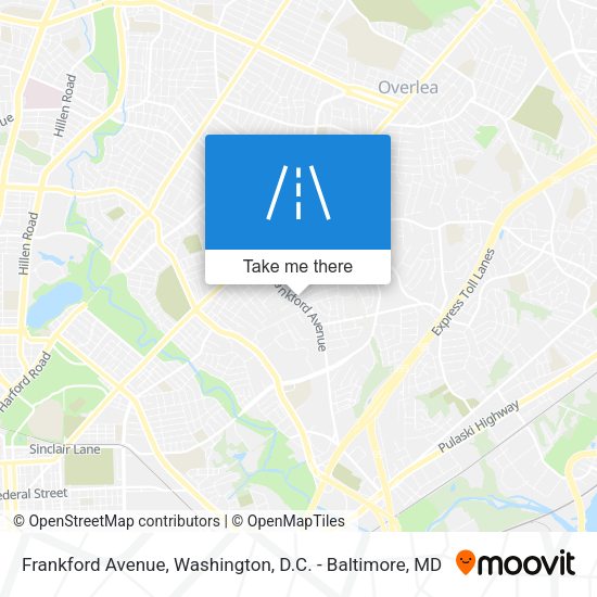 Mapa de Frankford Avenue