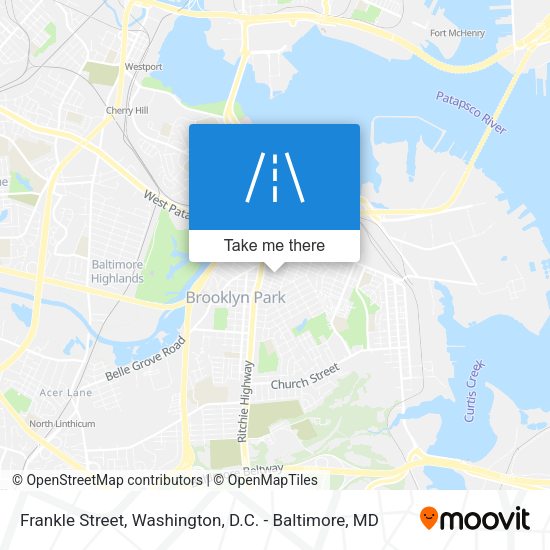 Frankle Street map