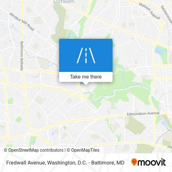 Fredwall Avenue map