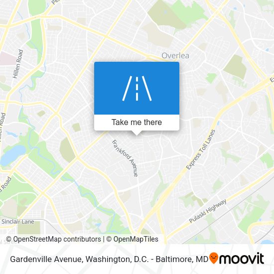 Mapa de Gardenville Avenue