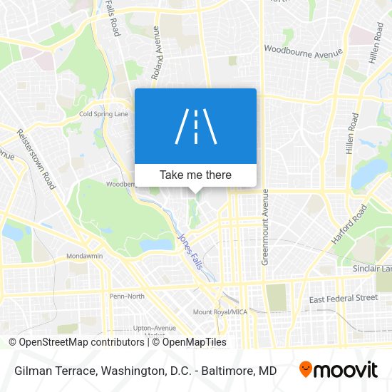 Gilman Terrace map