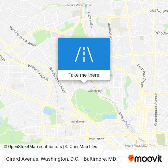 Mapa de Girard Avenue