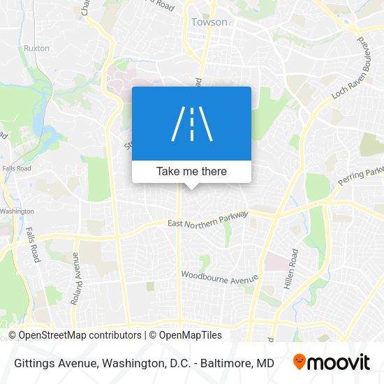 Gittings Avenue map