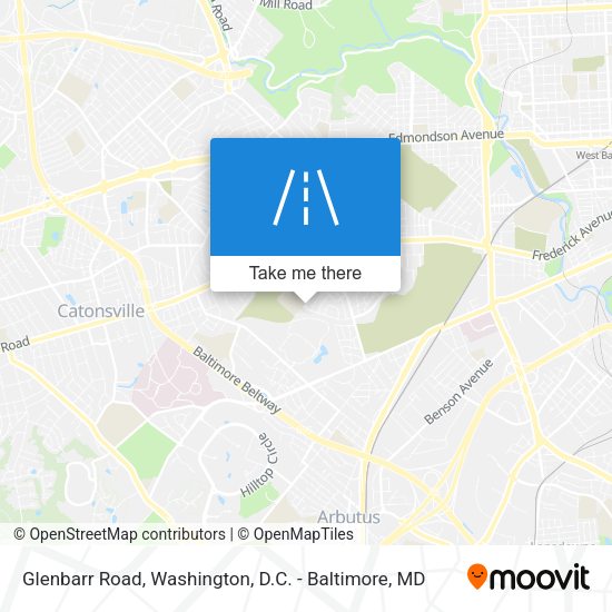 Glenbarr Road map