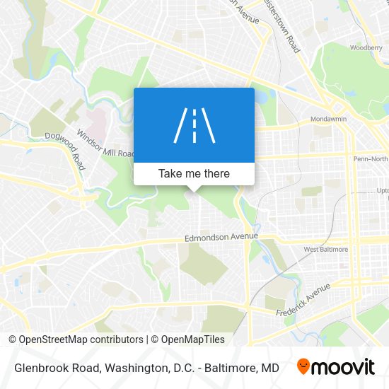 Glenbrook Road map