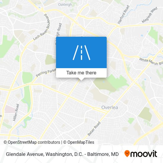 Mapa de Glendale Avenue