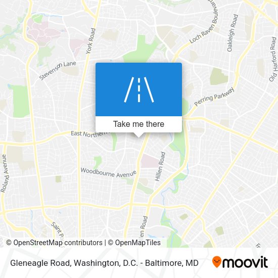 Mapa de Gleneagle Road