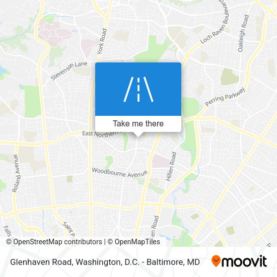 Glenhaven Road map