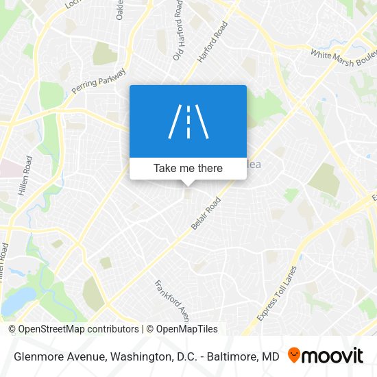 Mapa de Glenmore Avenue