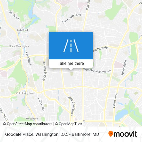 Mapa de Goodale Place