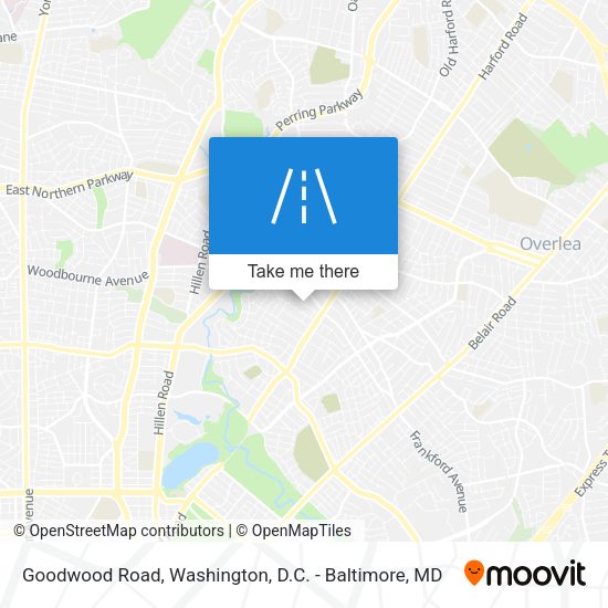 Goodwood Road map