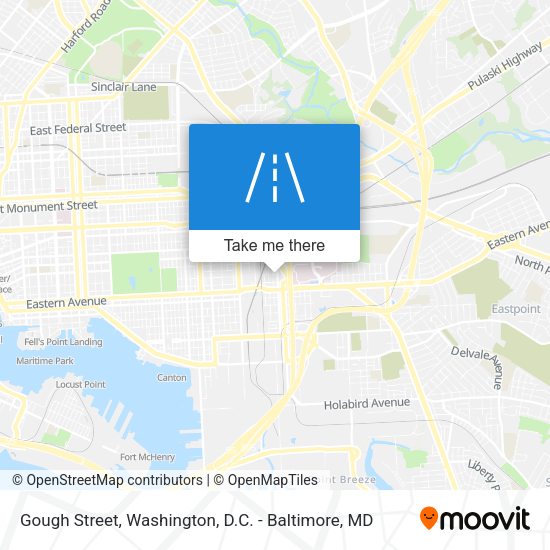 Mapa de Gough Street