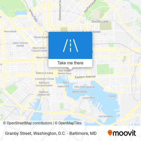 Granby Street map