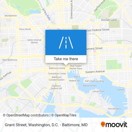 Mapa de Grant Street