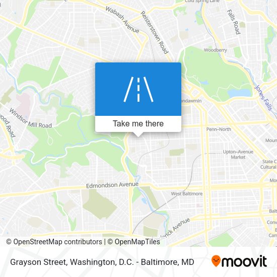 Grayson Street map