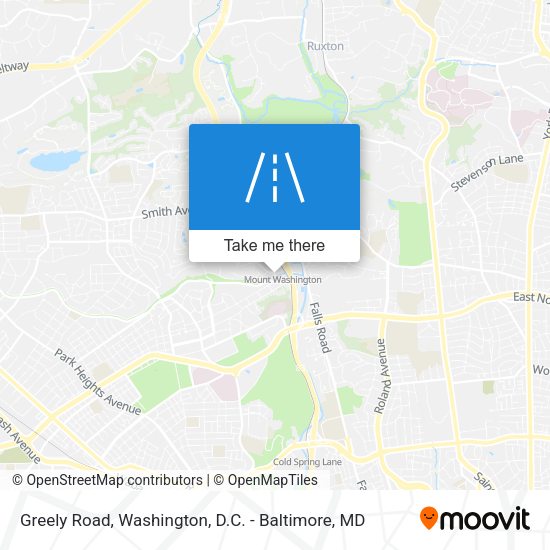 Greely Road map