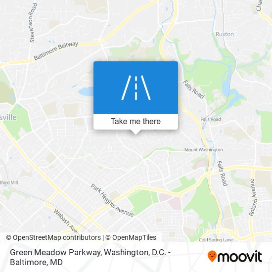 Mapa de Green Meadow Parkway