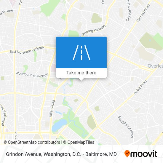 Grindon Avenue map