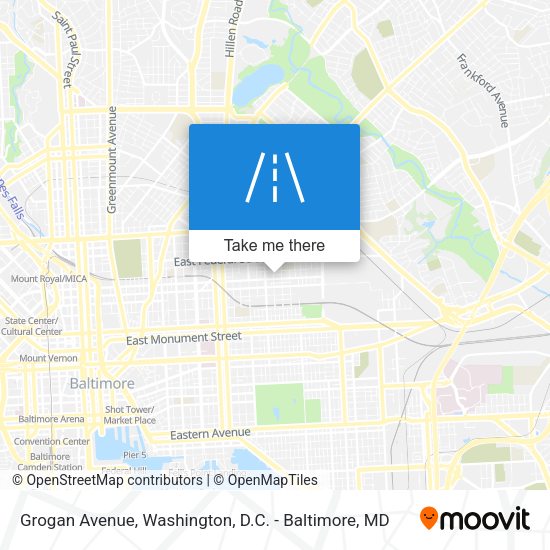 Grogan Avenue map