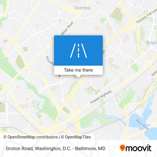 Groton Road map