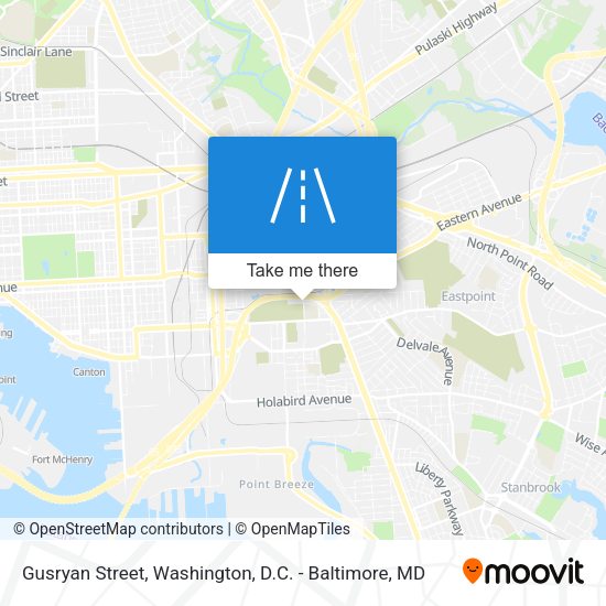 Gusryan Street map