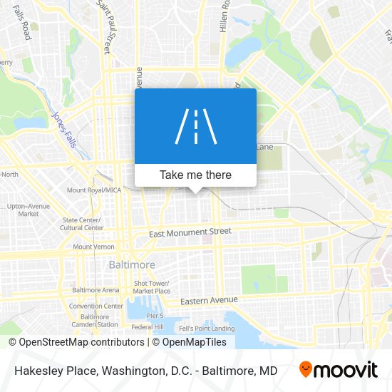 Mapa de Hakesley Place