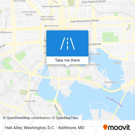 Hall Alley map