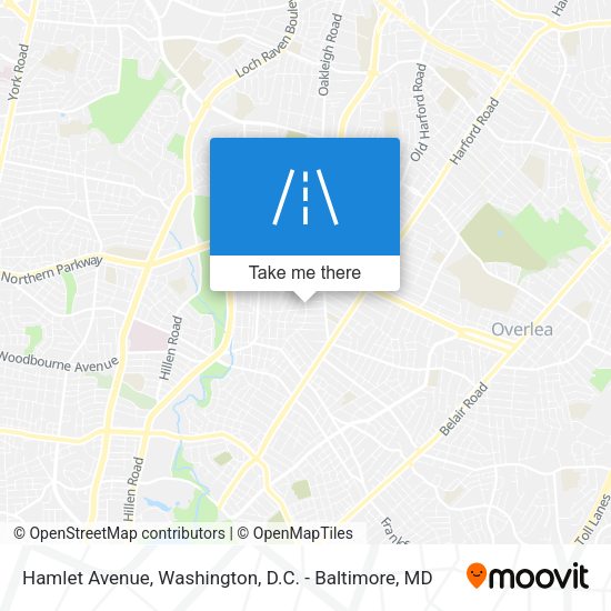Hamlet Avenue map