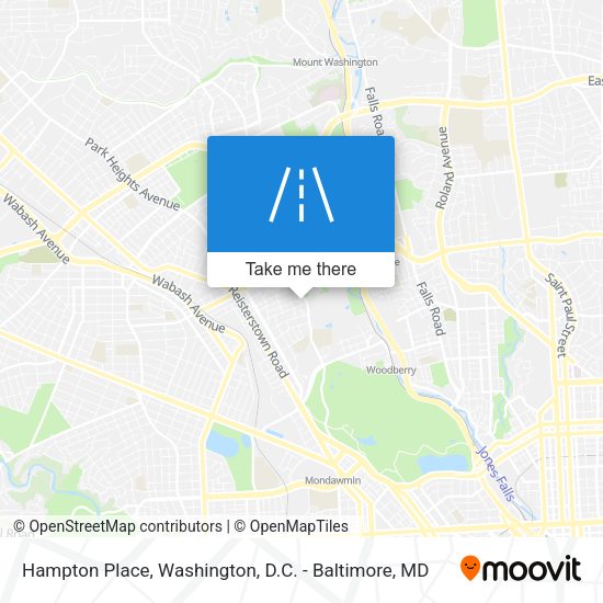 Hampton Place map