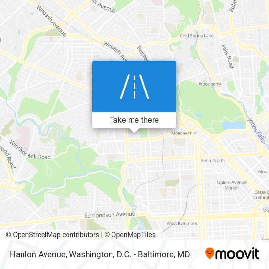 Hanlon Avenue map