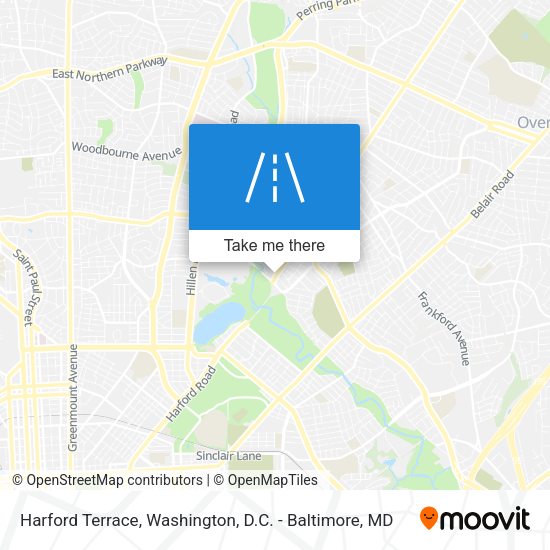 Harford Terrace map