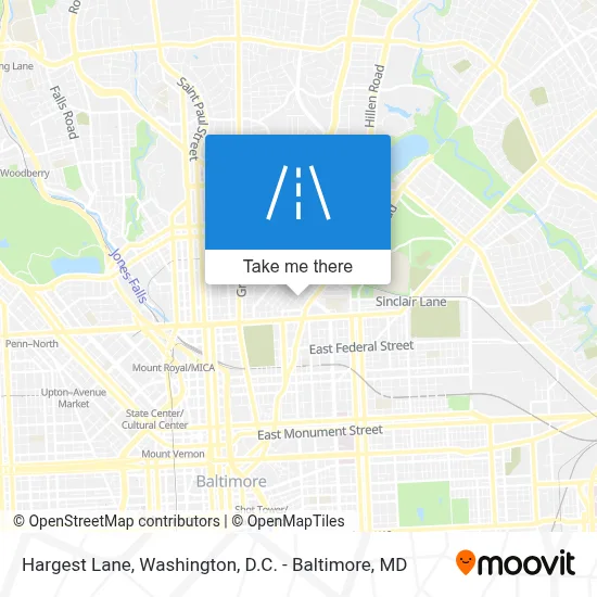Hargest Lane map