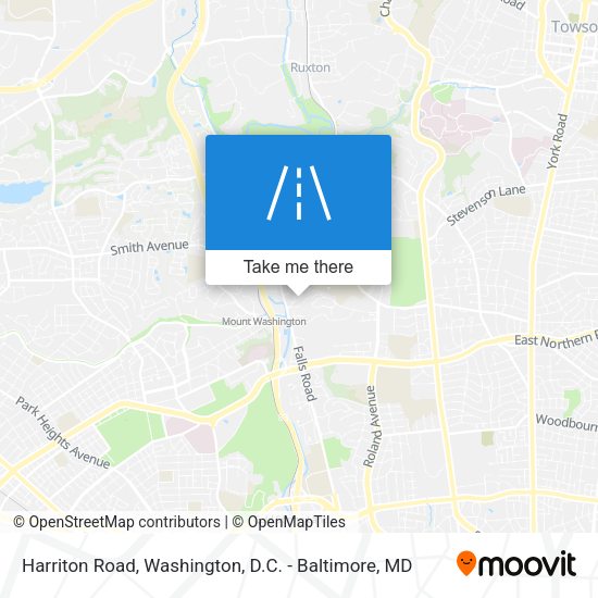 Harriton Road map